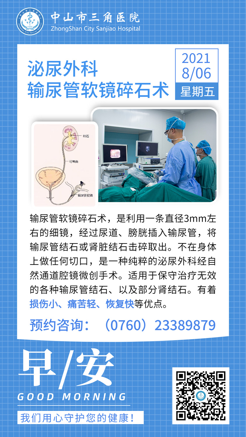 输尿管软镜碎石术